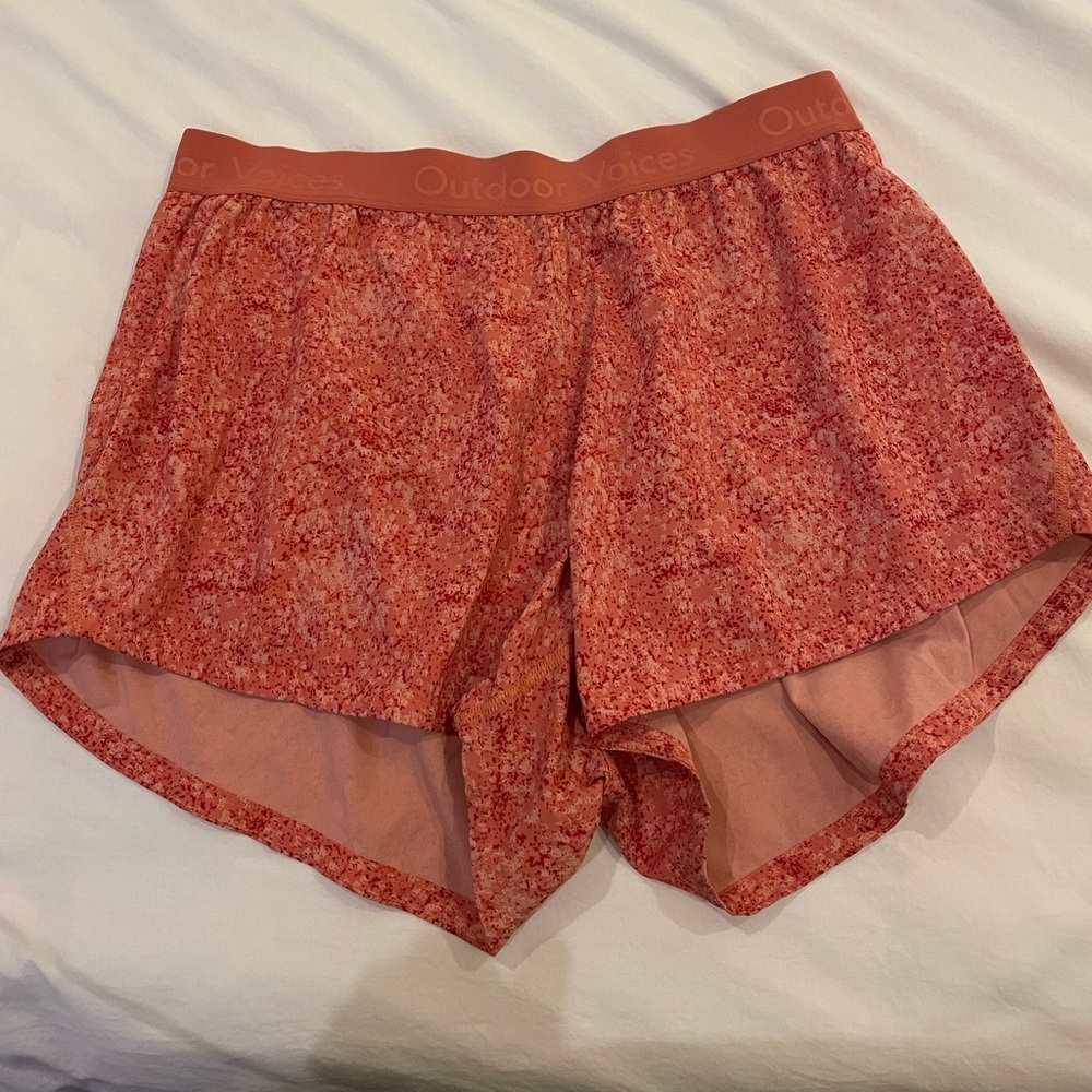 Outdoor Voices shorts, size L